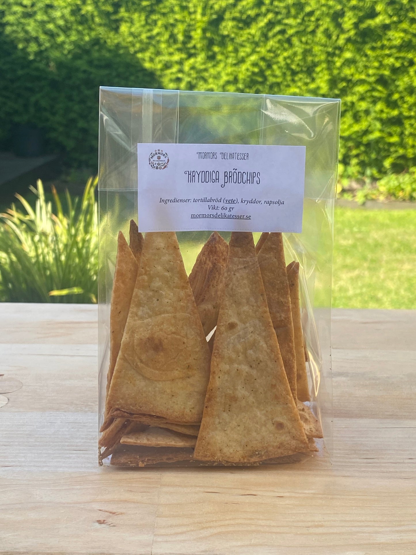 Kryddiga brödchips