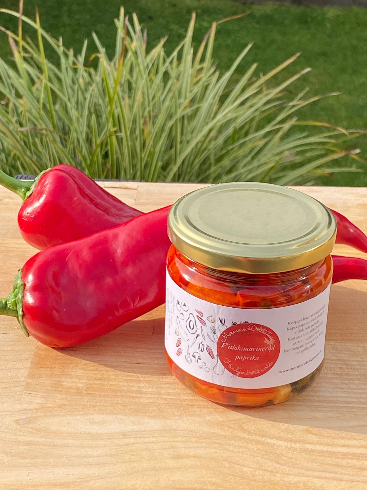 Vitlöksmarinerad Paprika