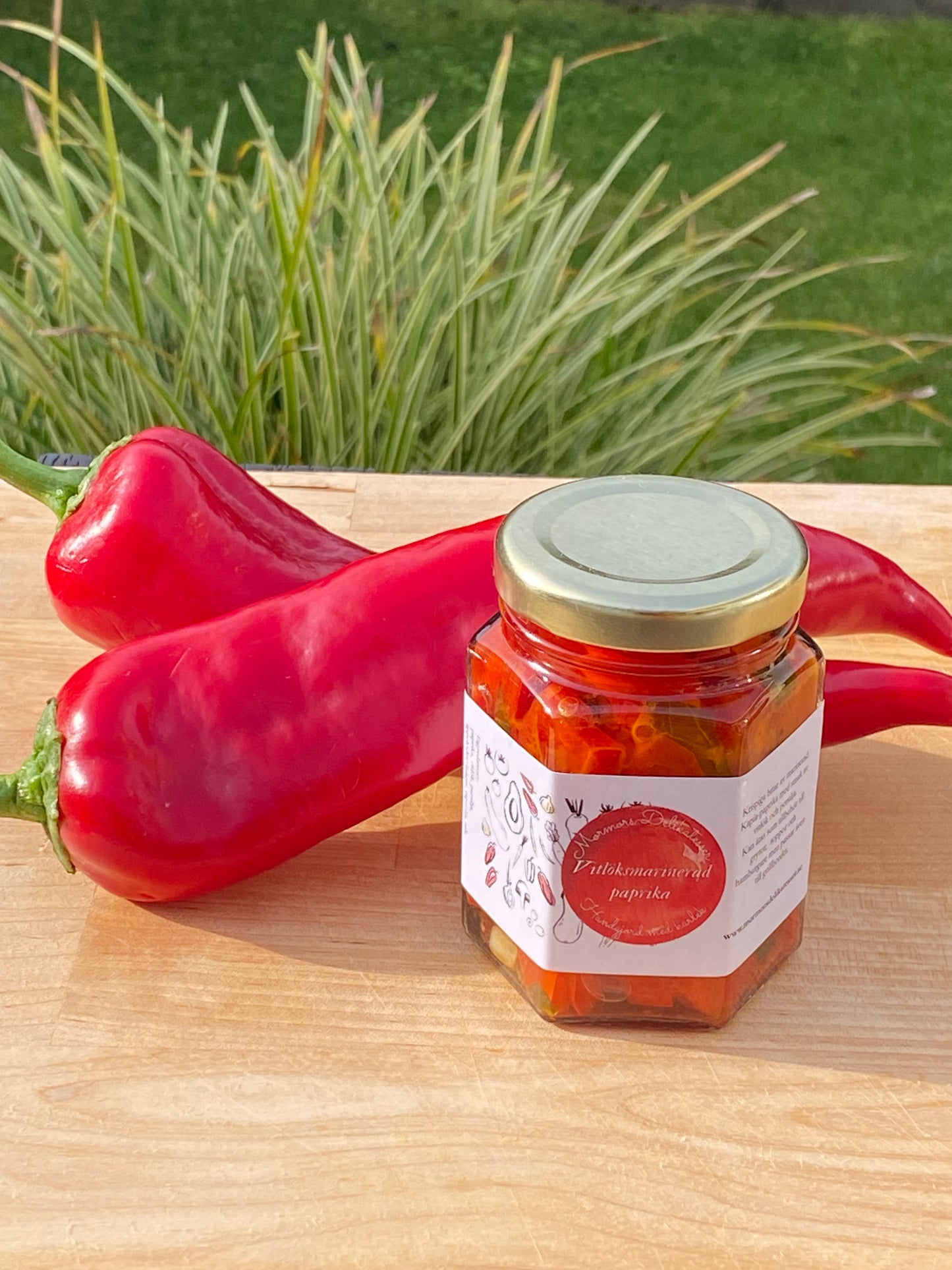 Vitlöksmarinerad Paprika