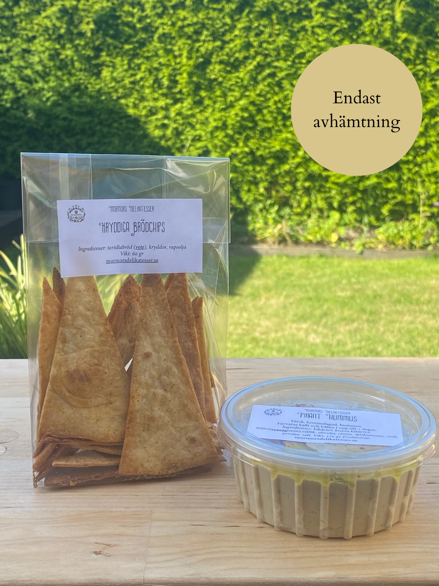 Hummus & Chips-kombon
